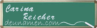 Carina Reicher Visitenkarte